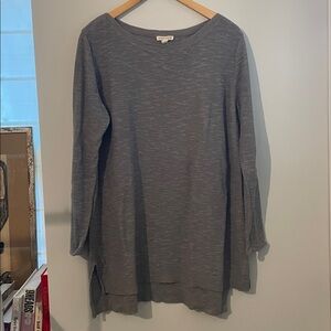NWOT Eileen Fisher organic linen cotton slub tunic sweater